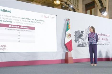 Tendrá México jornada laboral de 40 horas en 2030