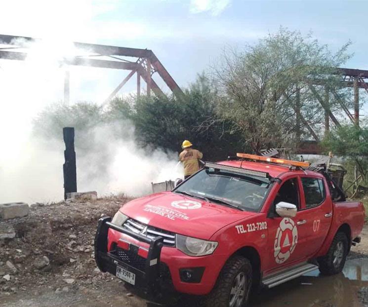Alarma incendio bajo puente