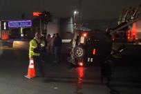 Vuelca camioneta en la Laredo