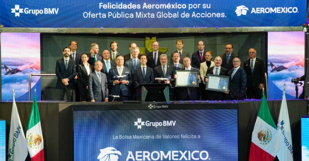 Aeroméxico regresa a la Bolsa Mexicana de Valores Aeroméxico regresa a la Bolsa Mexicana de Valores