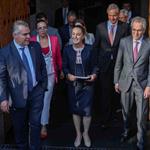 Sheinbaum llega a reunión con el Consejo Mexicano de Negocios