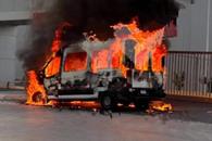 Acaba fuego con transporte de personal