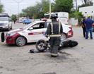Sale motociclista herido en accidente Sale motociclista herido en accidente