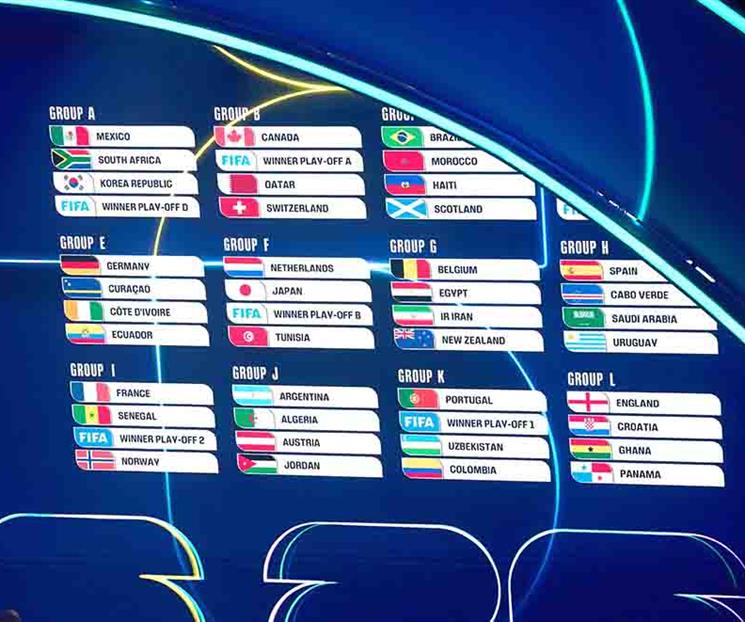 Conocen selecciones a sus rivales Conocen selecciones a sus rivales