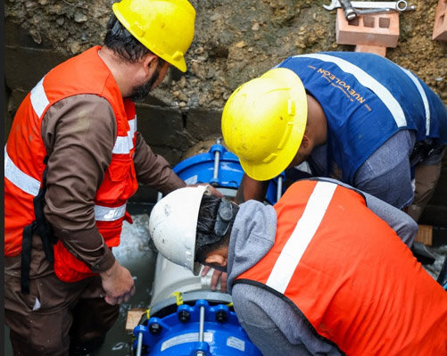 Reparación de tubería genera corte de agua en 20 colonias de Gpe