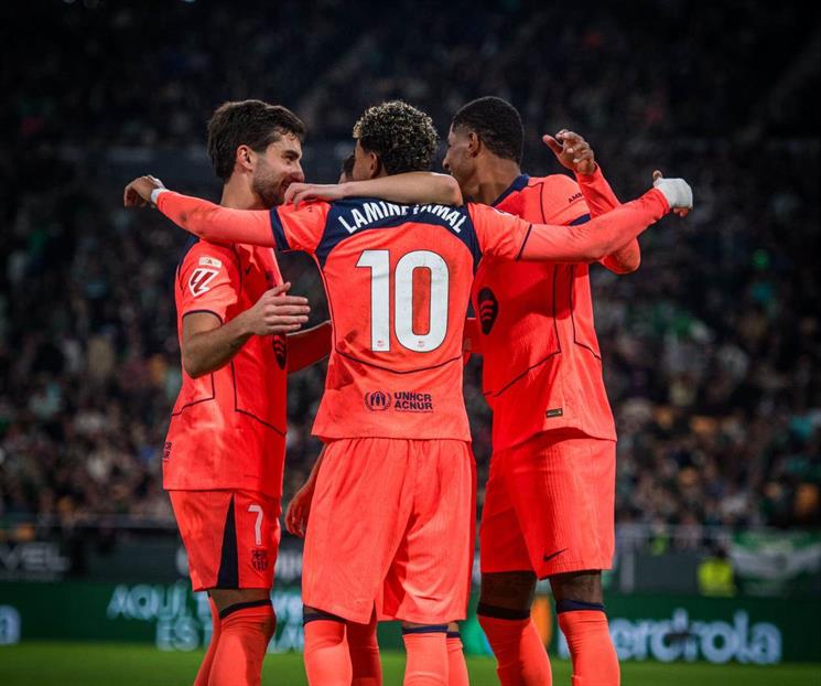 Derrota Barcelona al Betis y mantiene liderato en LaLiga