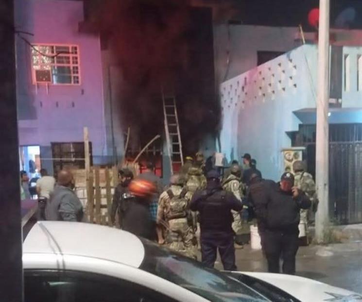 Se incendia domicilio en Pesquería; mueren dos personas Se incendia domicilio en Pesquería; mueren dos personas