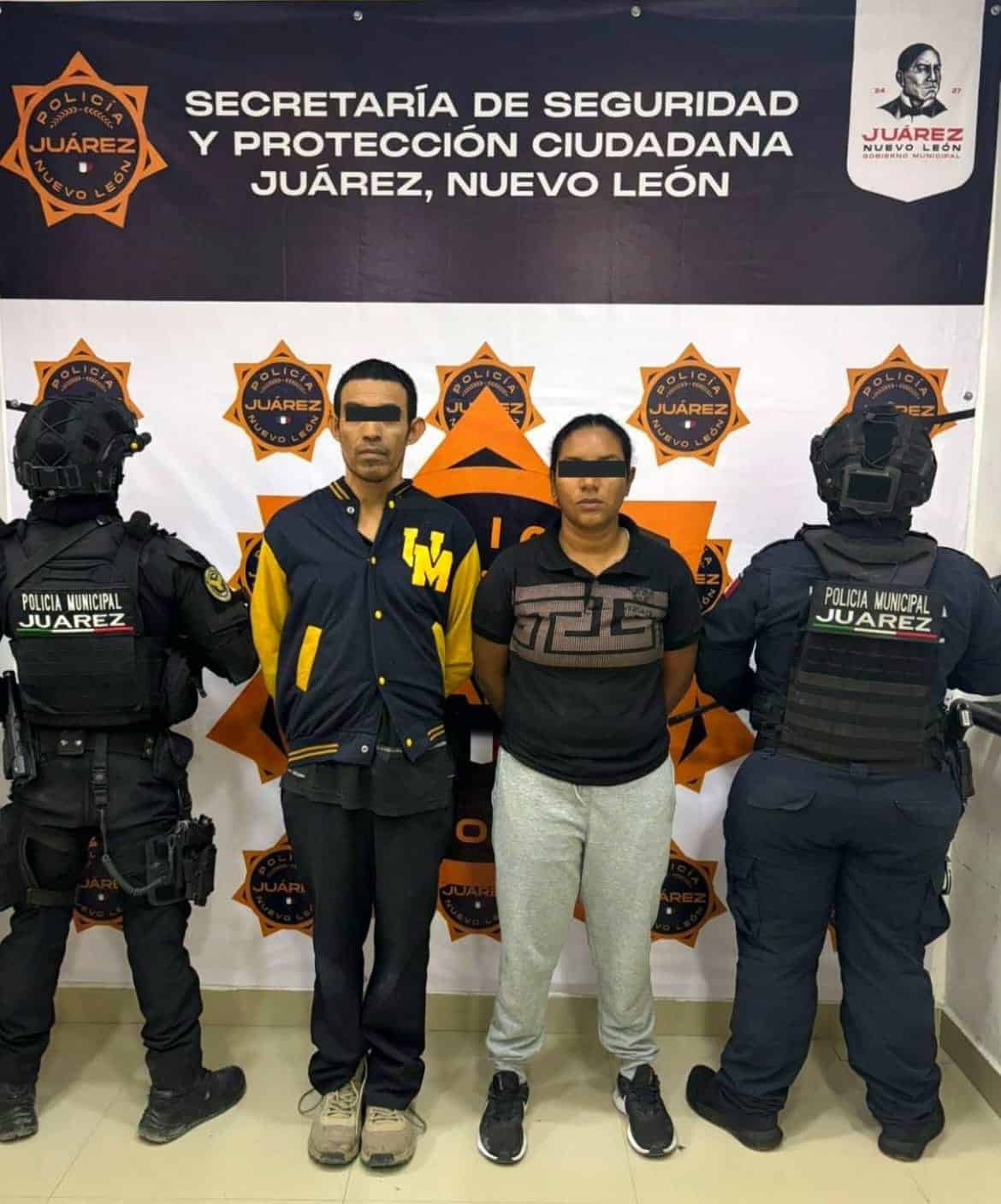 Un par de hondureños en posesión de droga fueron arrestados por elementos de la Secretaría de Seguridad y Protección Ciudadana de Juárez, durante recorridos de prevención y vigilancia implementados en la Colonia Cometas.
