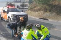 Sufren trabajadores caída en San Pedro Sufren trabajadores caída en San Pedro