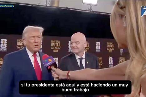 Elogia Trump a Sheinbaum Elogia Trump a Sheinbaum