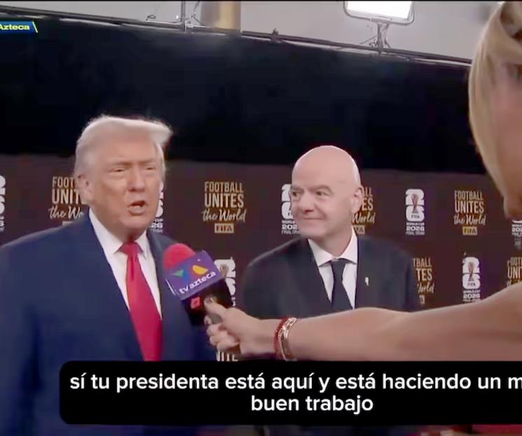 Elogia Trump a Sheinbaum Elogia Trump a Sheinbaum