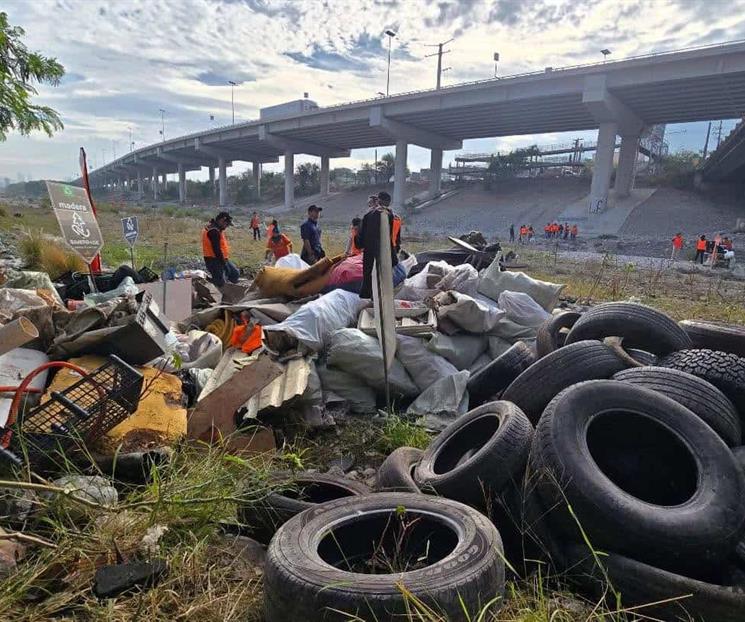 Cierran semana de limpieza en el Río Santa Catarina