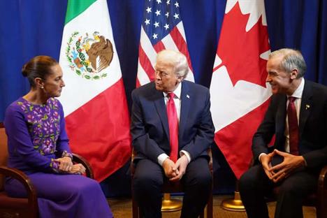 Destaca Donald Trump la reunión trilateral