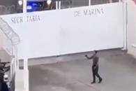 Disparan a sujeto tras amenazar a marinos en área Naval Disparan a sujeto tras amenazar a marinos en área Naval