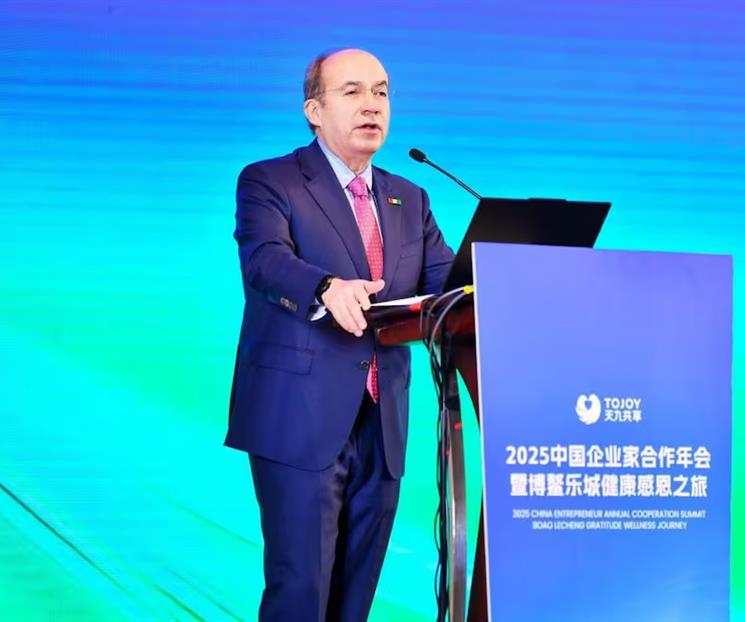 Presume Calderón invitación de Corina Machado a Oslo Presume Calderón invitación de Corina Machado a Oslo