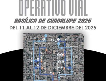 Anuncian cierre vial en alrededores del Santuario