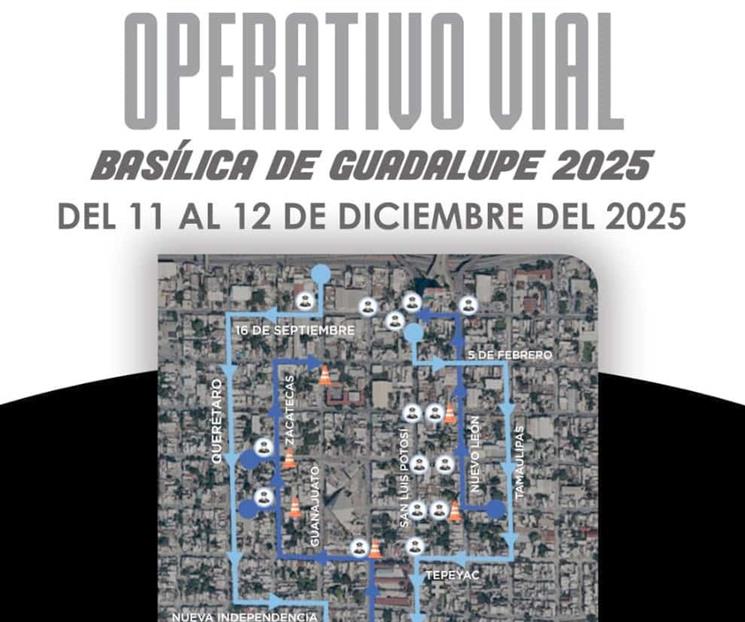 Anuncian cierre vial en alrededores del Santuario