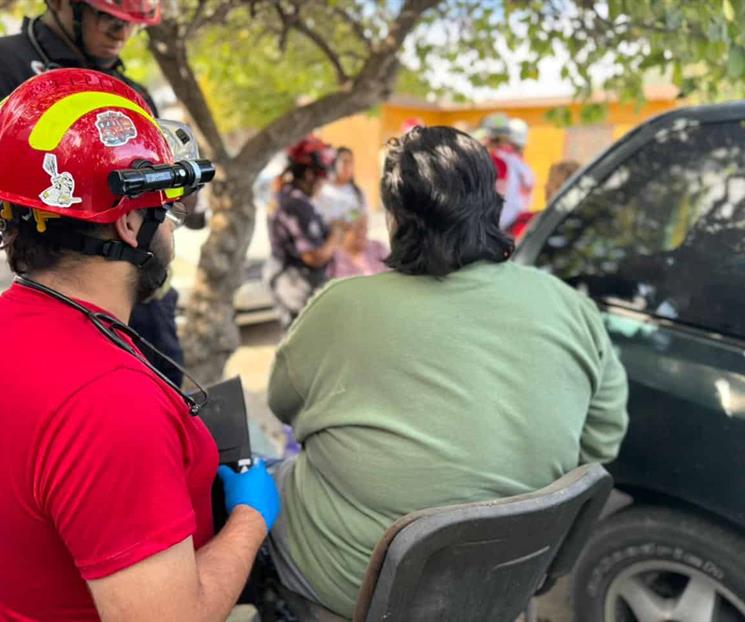 Lesiona derrumbe a dos en vivienda Lesiona derrumbe a dos en vivienda