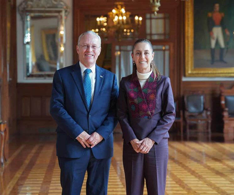 Sheinbaum asegura diálogo y colaboración con nuevo presidente de CCE