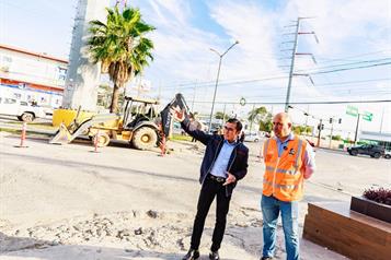 Anuncia F&eacute;lix nueva obra de sistema pluvial en acceso a El Sabinal