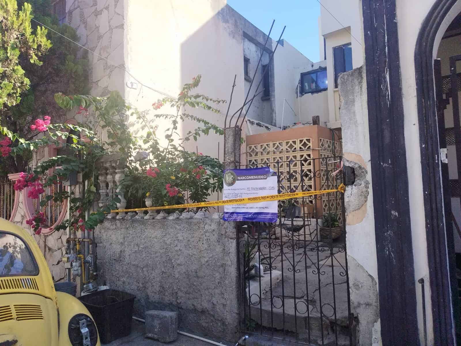 La Fiscal&iacute;a General de Justicia de Nuevo Le&oacute;n realiz&oacute; ayer tres cateos a domicilios en el municipio de Guadalupe como parte de indagatorias por delitos contra la salud.