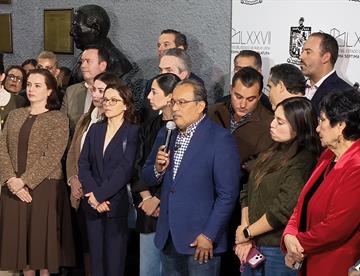 Celebran Mijes y diputados de Morena freno al aumento del ISN