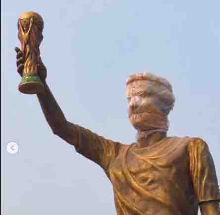 Tiene Messi estatua de 21 metros en India Tiene Messi estatua de 21 metros en India