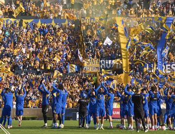 Entrena Tigres a puerta abierta previo a la Final de Vuelta