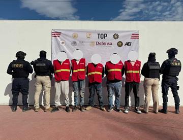 Capturan a banda de asaltantes