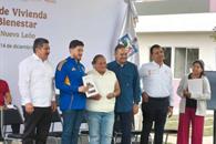Entregan casas del programa Vivienda para el Bienestar Entregan casas del programa Vivienda para el Bienestar
