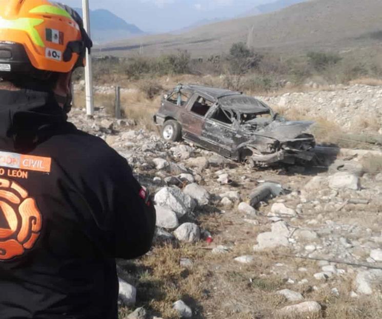 Accidente vial deja un muerto en García Accidente vial deja un muerto en García