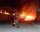 Se incendia camioneta en Montemorelos Se incendia camioneta en Montemorelos