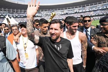 Messi causa caos en India