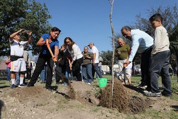 Realiza Escobedo programa de reforestaci&oacute;n