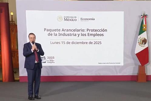 Ebrard presenta Paquete Arancelario