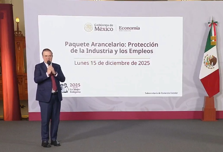 Ebrard presenta Paquete Arancelario