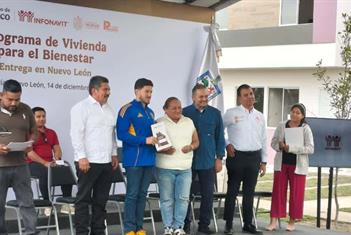 Entregan 171 casas del programa ´Vivienda para el Bienestar´ Entregan 171 casas del programa ´Vivienda para el Bienestar´