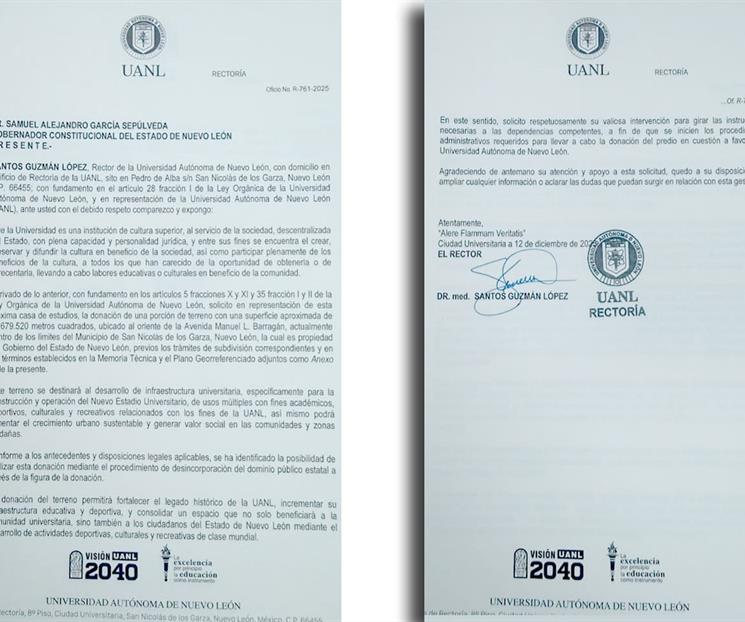Pide rector a NL donación de predio para la nueva casa de los Tigres Pide rector a NL donación de predio para la nueva casa de los Tigres