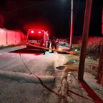 Fallece tras impactar auto con poste