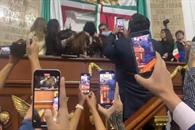 Avalan desaparición del Info CDMX; panistas toman la tribuna Avalan desaparición del Info CDMX; panistas toman la tribuna