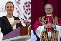 Invita Sheinbaum al papa Le&oacute;n XIV a visitar M&eacute;xico