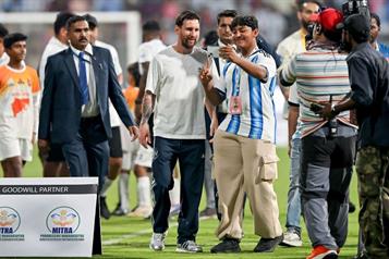 El revuelo que caus&oacute; Messi en India