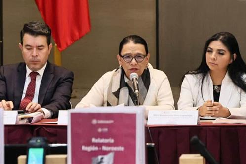 Encabeza Rosa Icela sesi&oacute;n del Sistema Nacional de B&uacute;squeda