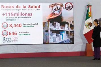 Entregan m&aacute;s de 100 millones de medicamentos con Rutas de la Salud