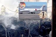 Accidente de jet en Toluca deja al menos seis fallecidos