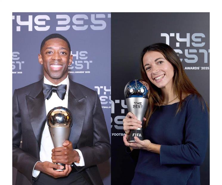 Dembélé y Aitana son The Best Dembélé y Aitana son The Best