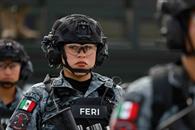 Elementos de la GN realizan ejercicio de seguridad pública Elementos de la GN realizan ejercicio de seguridad pública