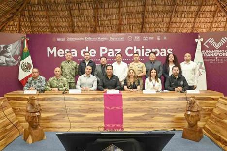 Se re&uacute;ne Harfuch con gobernador de Chiapas