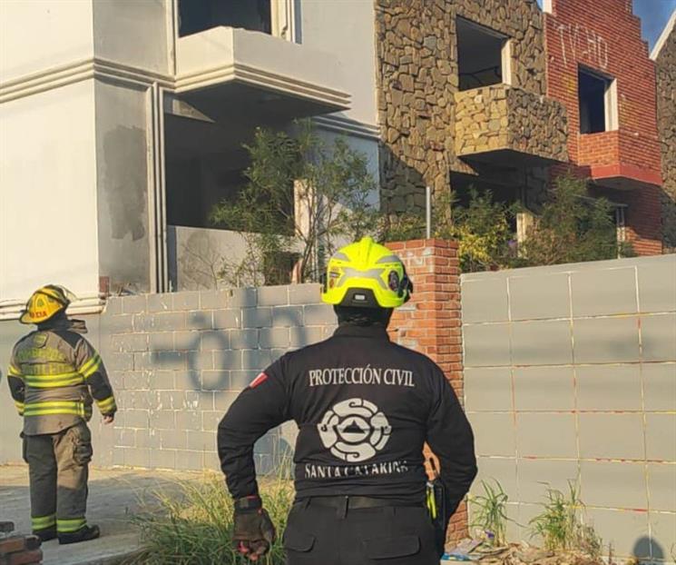 Rescatan de incendio a mujer indigente Rescatan de incendio a mujer indigente