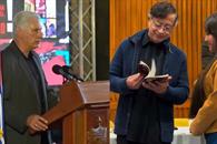 Mandatarios encabezan la entrega de 25 para el 25